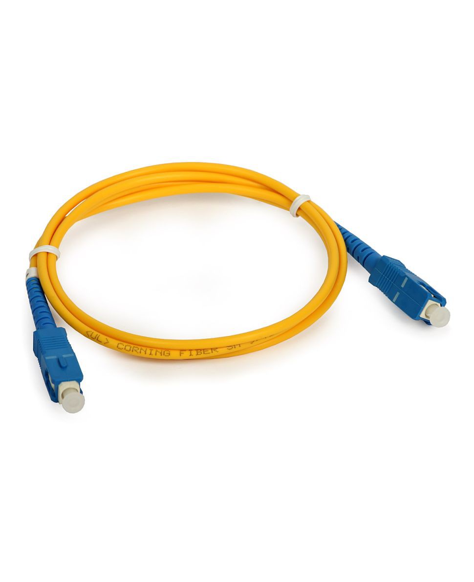 Патчкорд FOXNET simplex SC-SC, UPC/UPC, SM, 1м